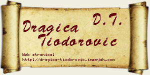 Dragica Tiodorović vizit kartica